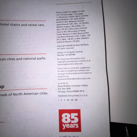 Rand McNally 2009 The Road Atlas Maps Directions Travel Book Highways - Picture 6 of 10